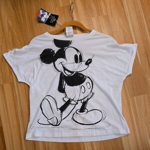 Disney Sketch Mickey Mouse White Tee